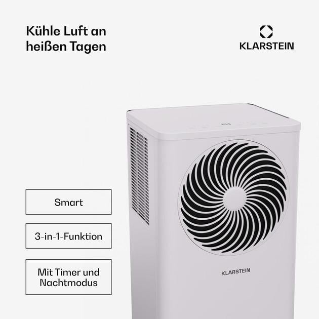 Кондиціонер мобільний KLARSTEIN Aero Ring (10046097) - фото 4 Кондиціонер мобільний KLARSTEIN Aero Ring (10046097) - фото 4
