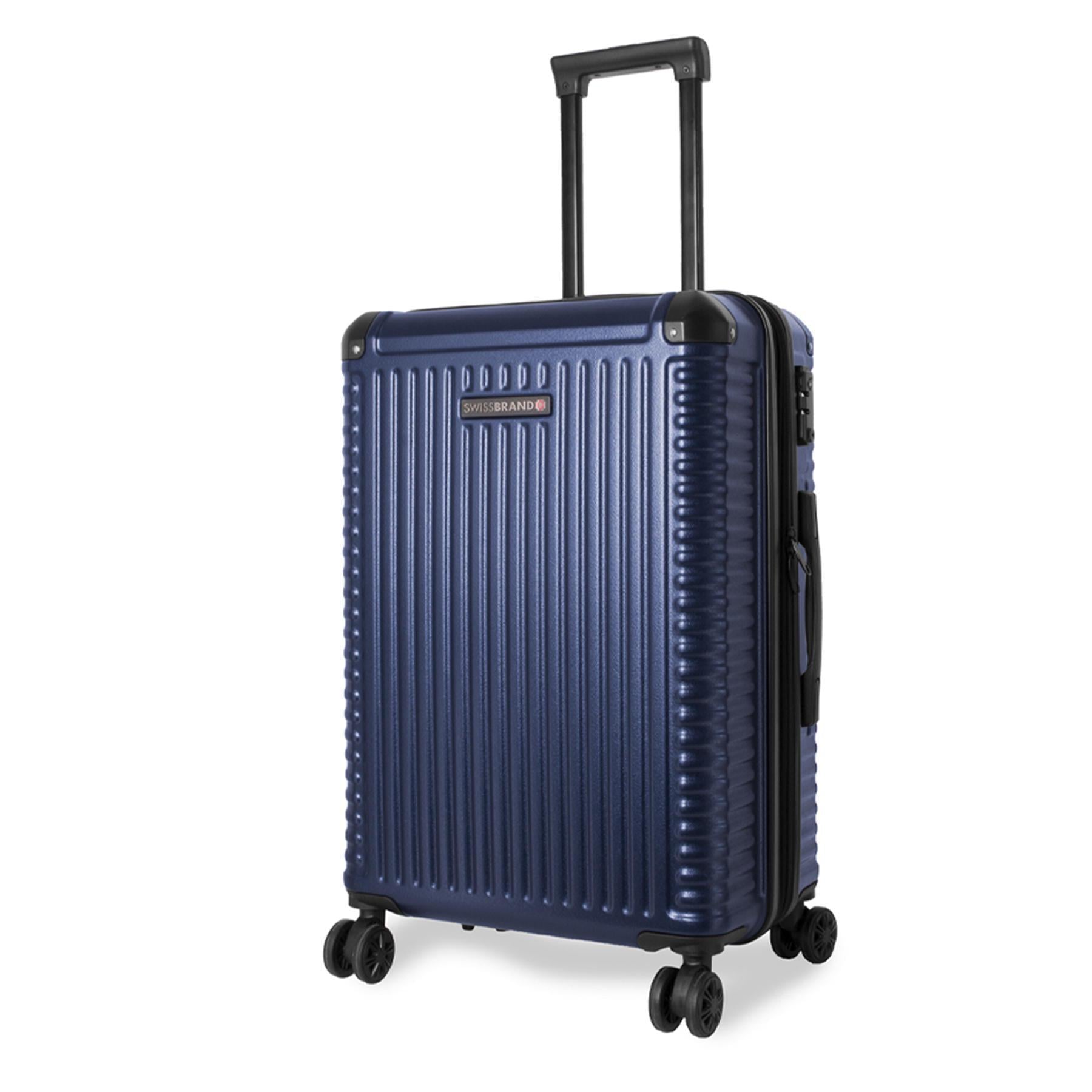 Валіза середня Swissbrand Paris M Polycarbonate/ABS-Plastic Navy (SWB_LHPAR603M)