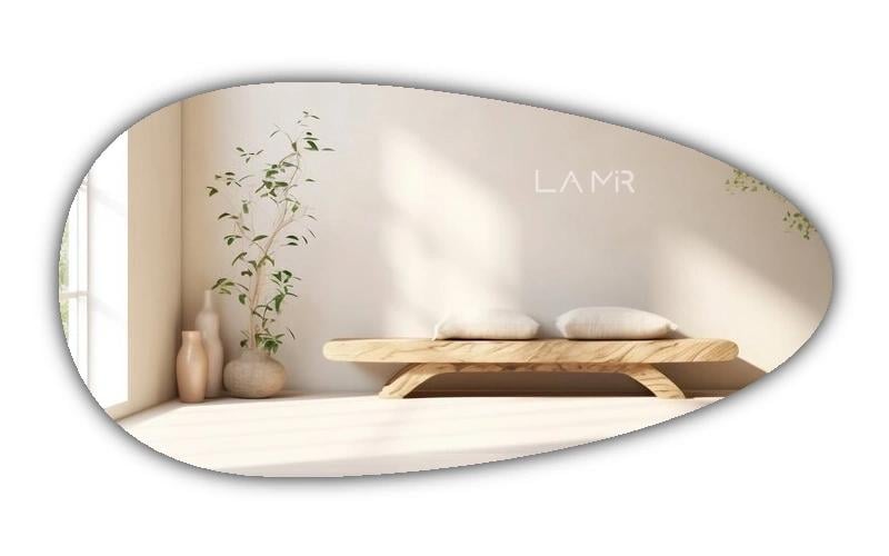 Зеркало овальное без подсветки La Mir 80x41 см Occhio 2 (Occhio2-bp-80x41)