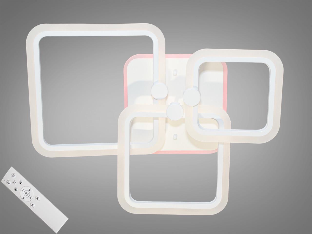 Люстра потолочная с димером LED MX2503/1+1+1WH 3col dim (2437599241)