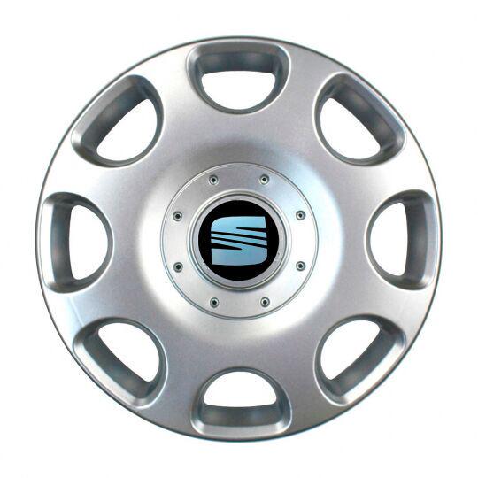 Ковпаки автомобільні SKS 208 R14 з логотипом Seat 4 шт. Сріблястий Ковпаки автомобільні SKS 208 R14 з логотипом Seat 4 шт. Сріблястий