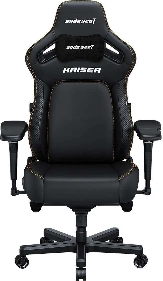 Комп'ютерне крісло геймерське Anda Seat Kaiser екошкіра ПВХ 4 XL Black (174746400) Комп'ютерне крісло геймерське Anda Seat Kaiser екошкіра ПВХ 4 XL Black (174746400)