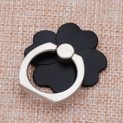 Кільце-тримач для телефону Cartoon Flower Чорний (951661114) - фото 2 Кільце-тримач для телефону Cartoon Flower Чорний (951661114) - фото 2