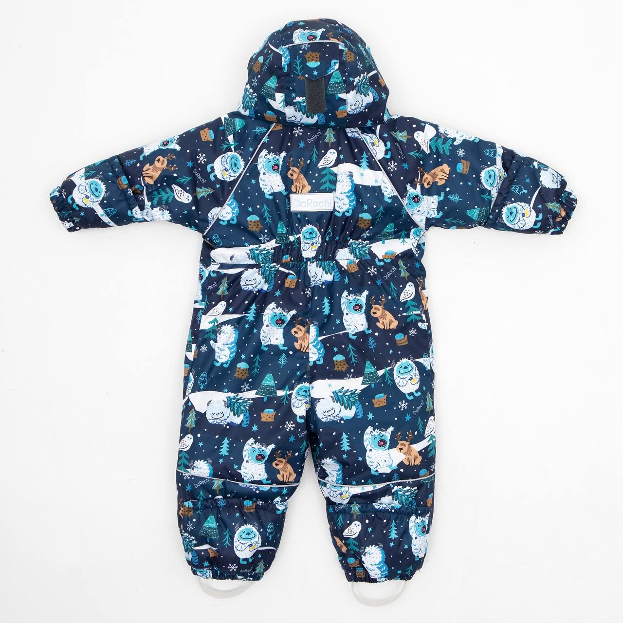 Дитячий зимовий комбінезон з капюшоном DoRechi Аполло Єті 74 см (21459) - фото 5 Дитячий зимовий комбінезон з капюшоном DoRechi Аполло Єті 74 см (21459) - фото 5