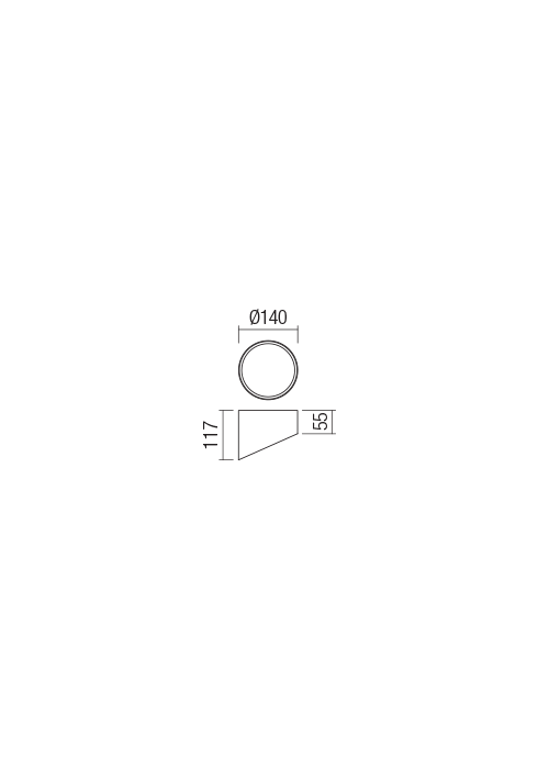 Светильник потолочный Redo Uto Pl LED 18 W Ip20 5.1.2 Sand Black (01-1630) - фото 2 Светильник потолочный Redo Uto Pl LED 18 W Ip20 5.1.2 Sand Black (01-1630) - фото 2