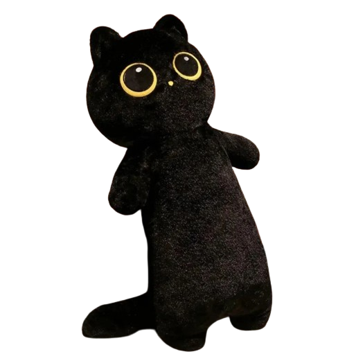 Мягкая игрушка-подушка Кот 100 см Черный (0bbef1-1994716814)