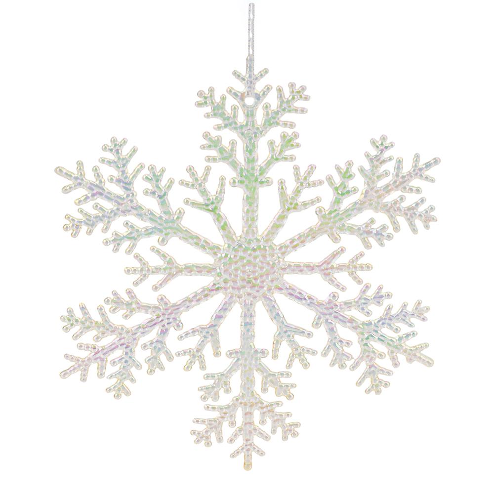 Игрушка на елку Elisey Сказочная снежинка 19 см Серебряный (NH-106-K-132)