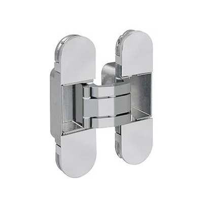 Петля скрытая AGB Eclipse 2.0 110x30 мм с колпачками Хром матовый (E30200.03.34 Kit)