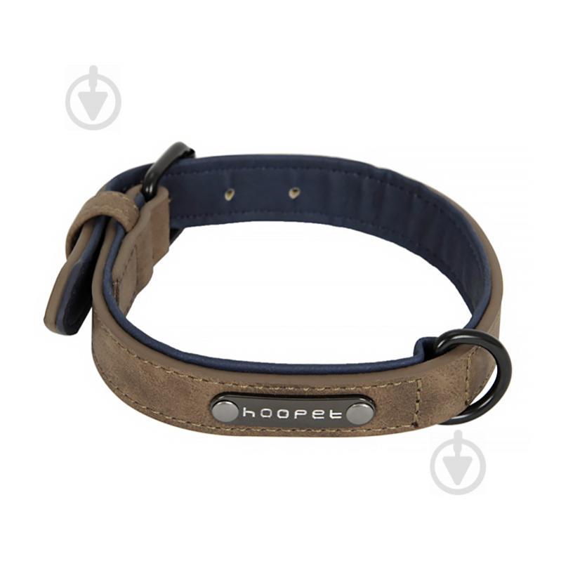 Ошейник двухслойный для собак Hoopet W033 Coffee S (5293-18140) Ошейник двухслойный для собак Hoopet W033 Coffee S (5293-18140)