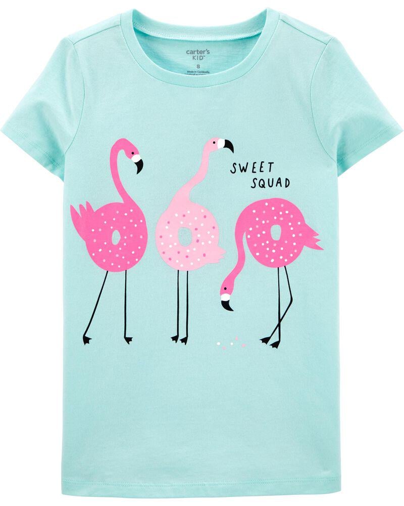 Футболка Carters для девочки 116 см Бирюзовый (3I000510)