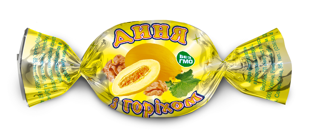 Цукерки Аметист Плюс Диня з горіхом 2000 г (213831)
