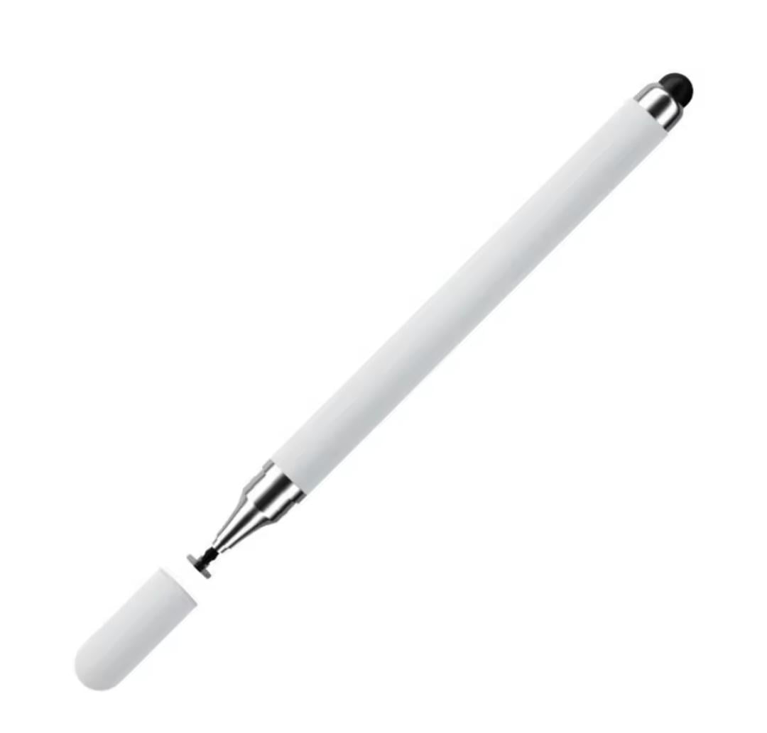 Стилус універсальний Stylus Touch Pen 2в1 для смартфона телефону та планшета Білий