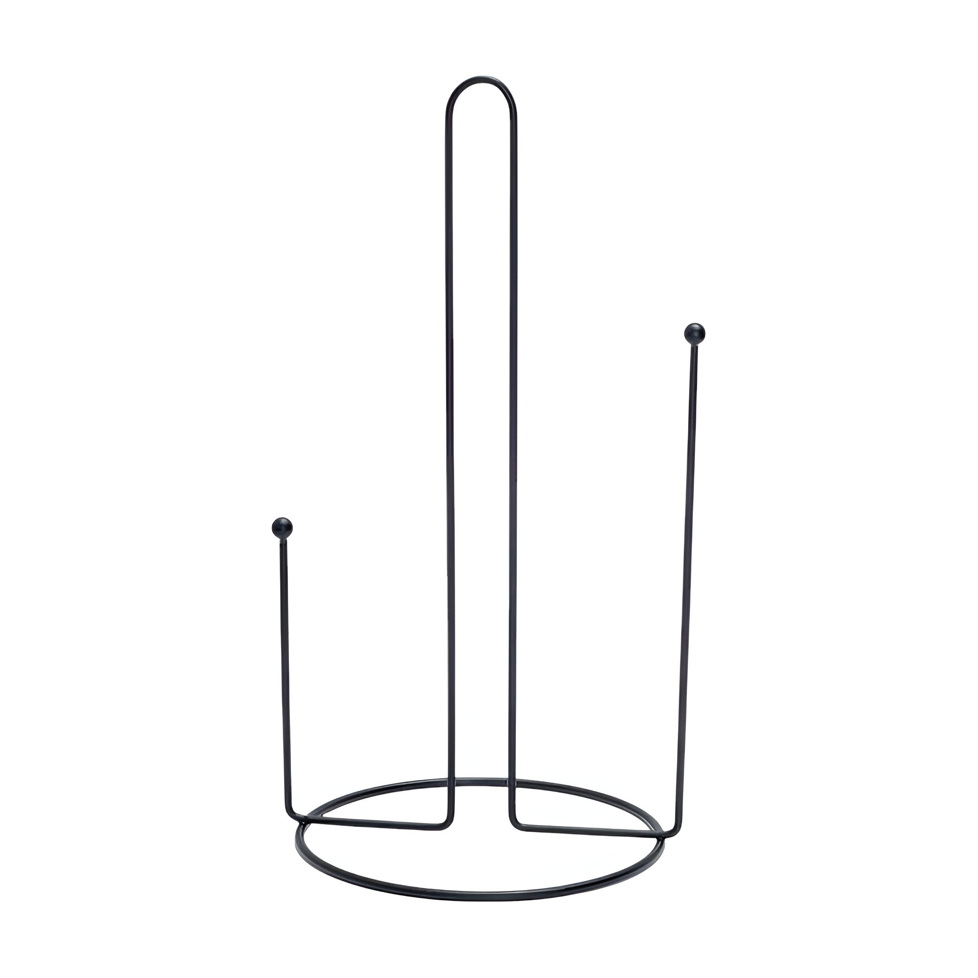 Держатель для бумажных полотенец Stenson TL00390 из крашеного железа 16х15х31 см Черный (ae518d56)
