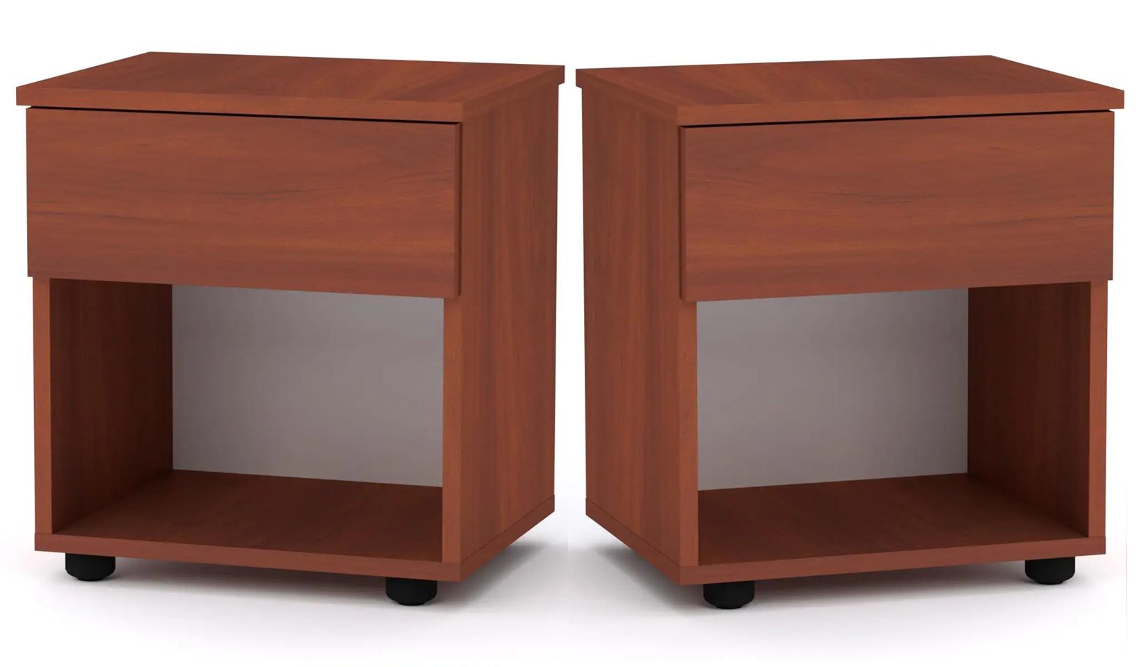 Тумба приліжкова комплект 2 шт. Компаніт ПКТ-8 Яблоко (26655988)