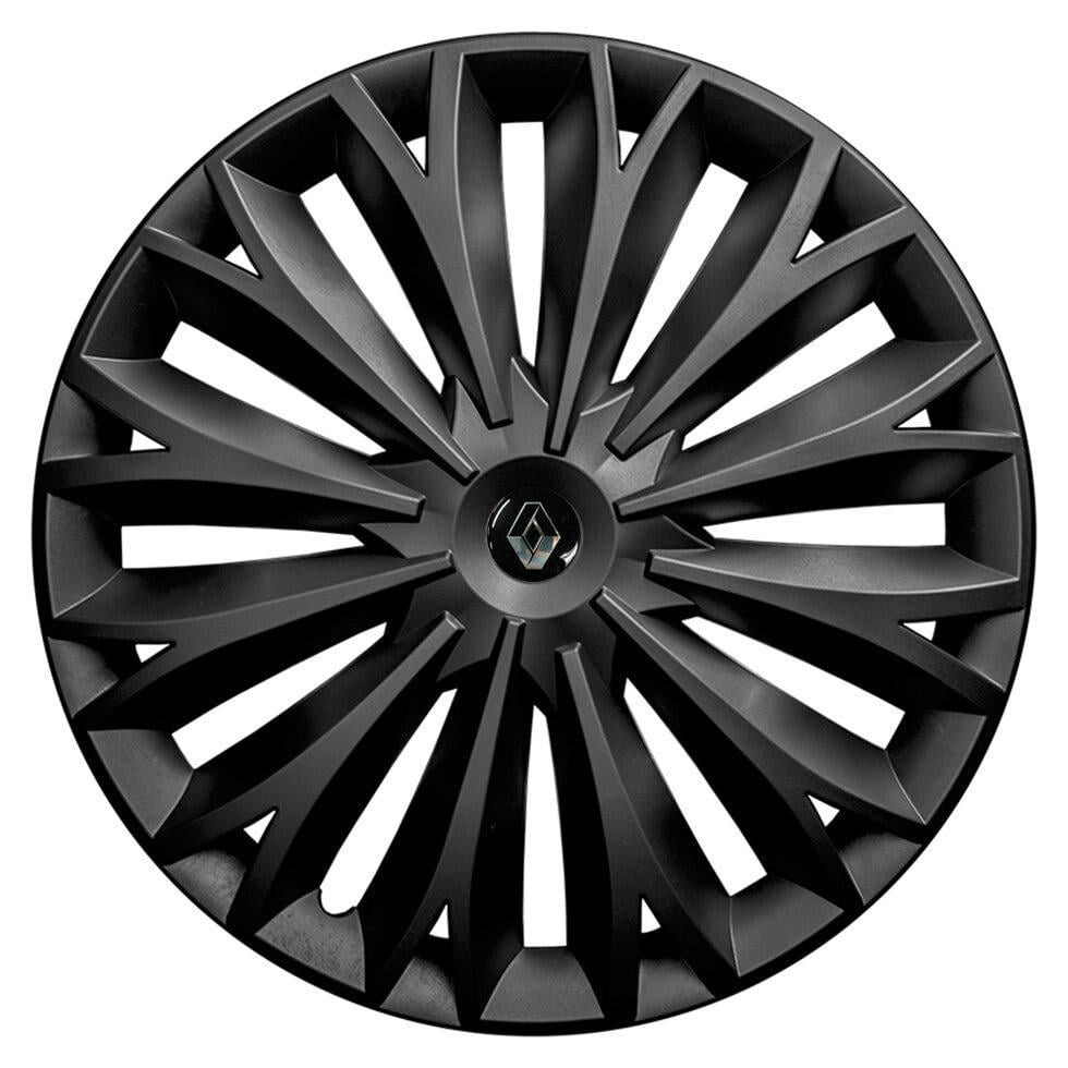 Комплект колпаков JAWOPLAST Sigma R15 для Renault 4 шт. Black (28434644)