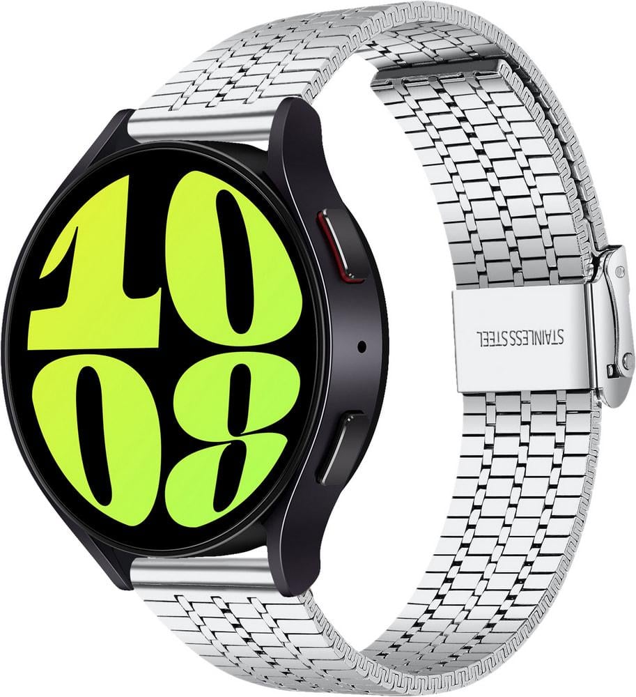 Браслет металлический Counic для Galaxy Watch 6 44 мм Silver (34056-59) Браслет металлический Counic для Galaxy Watch 6 44 мм Silver (34056-59)