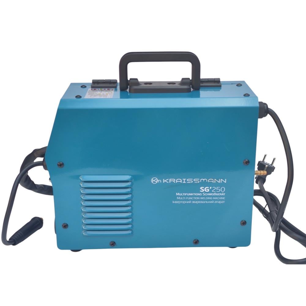 Сварочный полуавтомат KRAISSMANN SG'250 (MIG/MMA/TIG) - фото 2