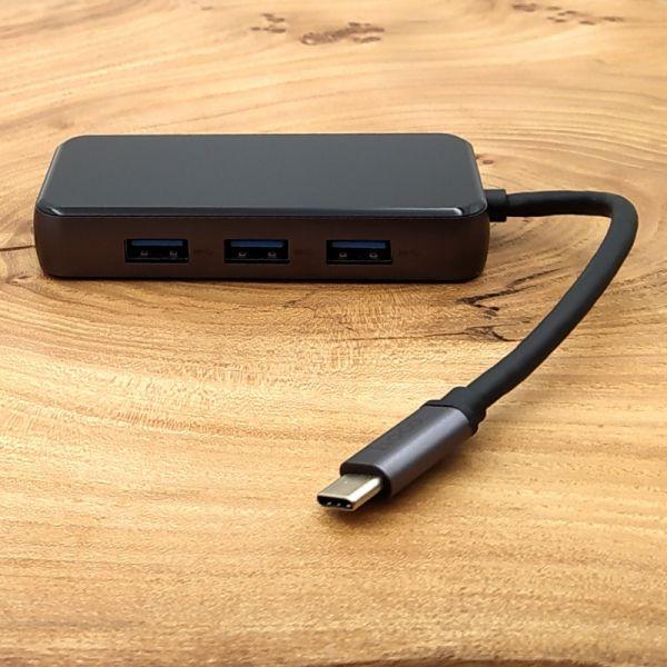 Концентратор Type-C 6в1 USB 3.0/HDMI/PD/RJ45 Ho - фото 2