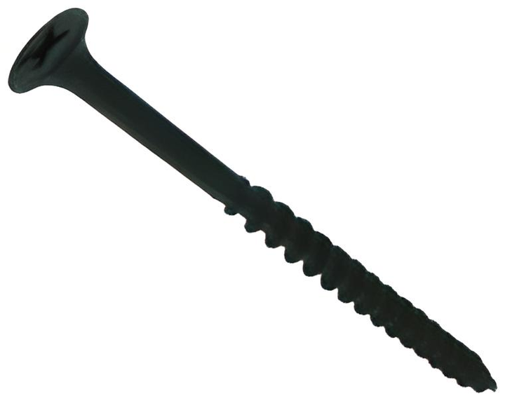 Саморіз для дерева 4,8x100 мм 200 шт. в пакованні Чорний (105496)