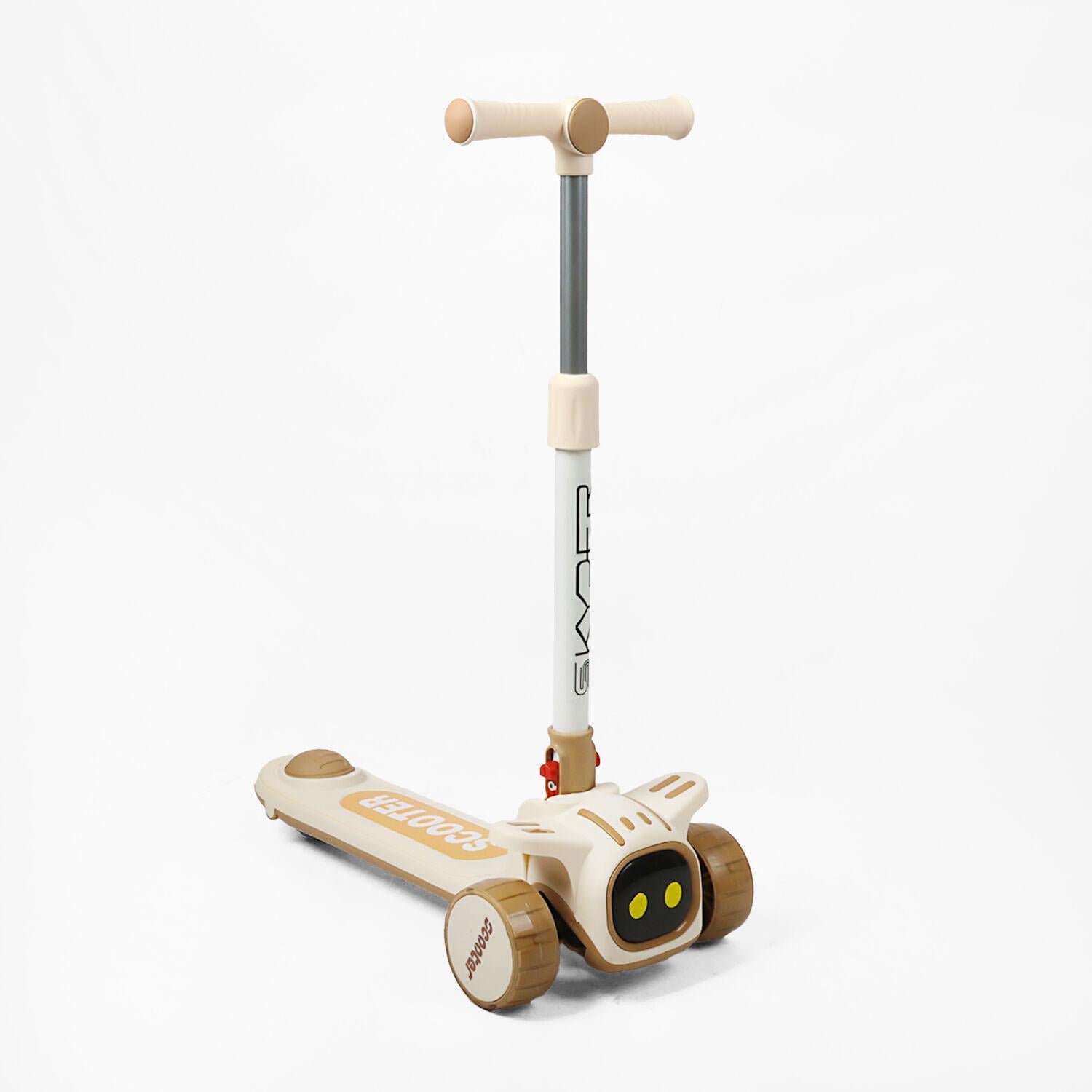Самокат трехколесный Best Scooter Skyper JN-2155-80 Бежевый Самокат трехколесный Best Scooter Skyper JN-2155-80 Бежевый