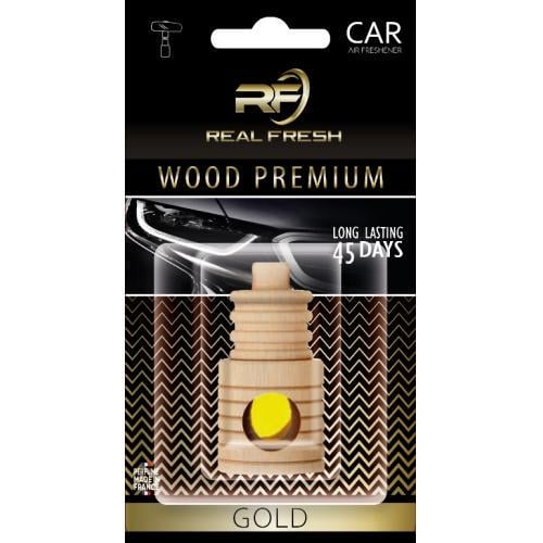 Освежитель воздуха REAL FRESH WOOD PREMIUM жидкий 5 мл Gold