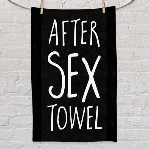 Полотенце с принтом After sex towel 80x50 см (PLM_21M011)