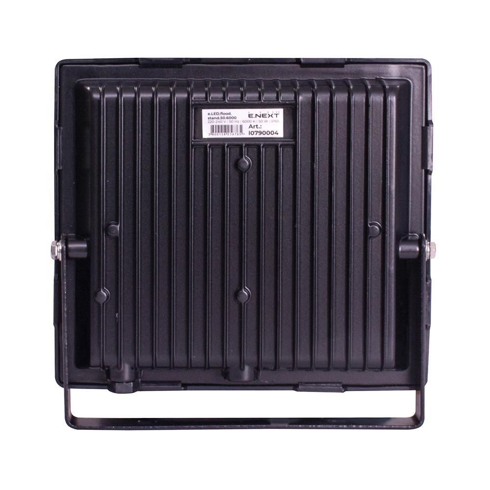 Прожектор LED E.NEXT e.LED.flood.stand.50.6000 50W 220V 4000lm 6000K IP65 170x28x150 мм (l0790004) - фото 3