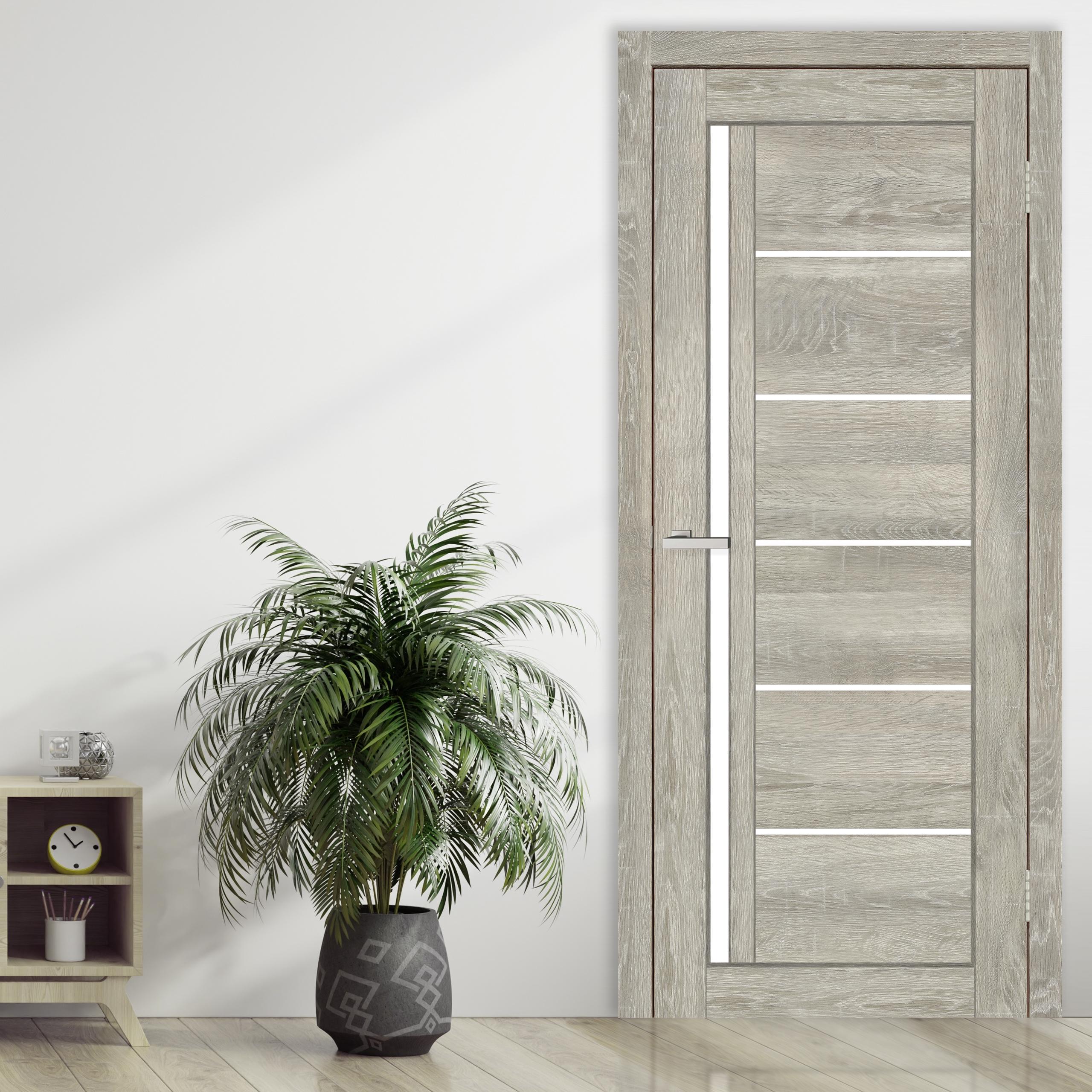 Двери Англия стекло сатин 2000х900 мм Дуб Дейтон (60883)