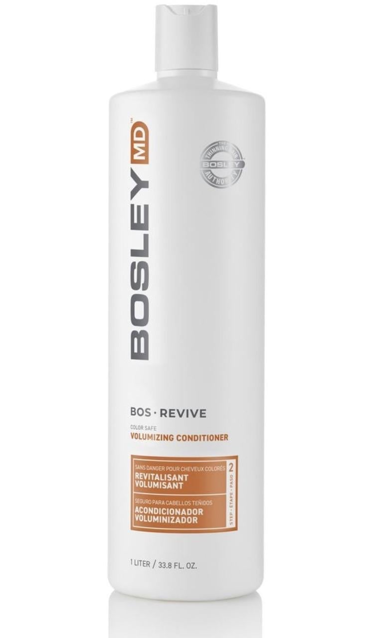 Кондиціонер для об'єму стоншеного фарбованого волосся Bosley MD Bos Revive Color Safe Volumizing Conditioner 1