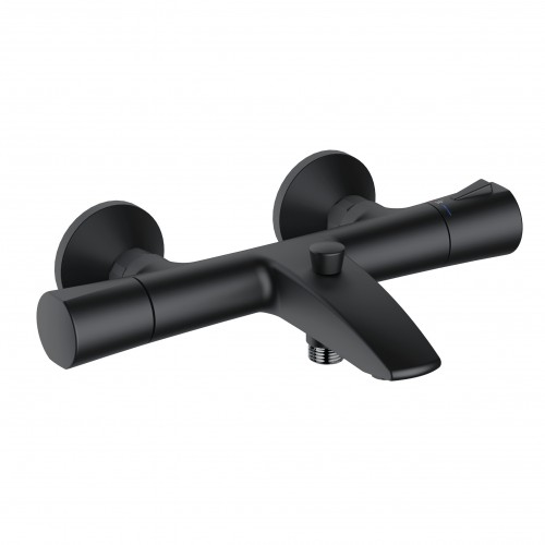 Змішувач для ванни Kludi Zenta SL з термостатом Чорний матовий (351013938)