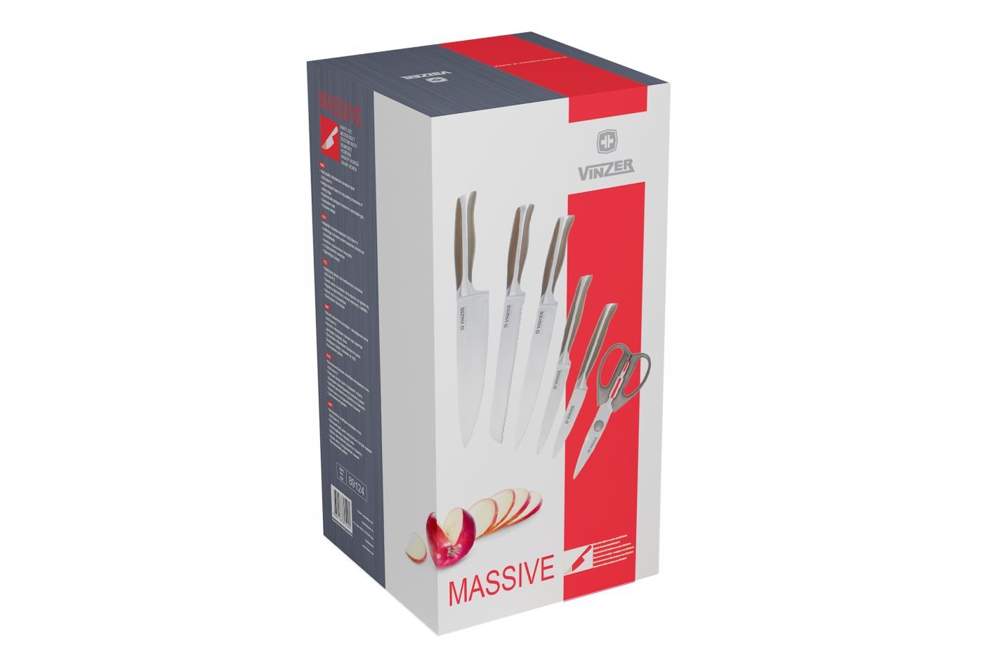 Набір ножів Vinzer 89124 Massive 7 пр. (8101) - фото 5