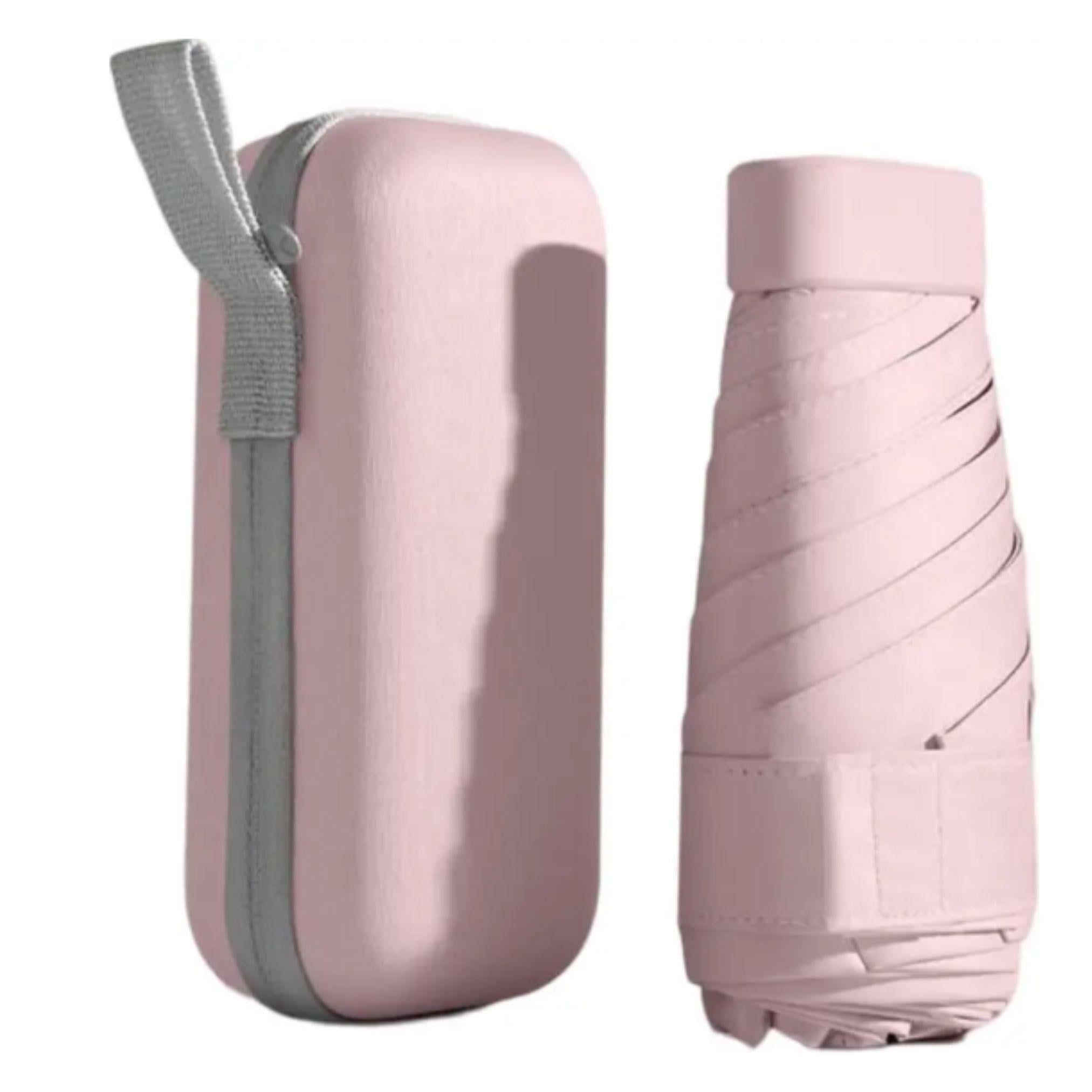 Зонтик механический от дождя Розовый (26354629)