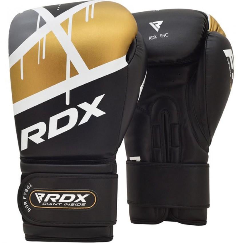 Боксерские перчатки RDX Rex Leather 8 ун. Black (402911)