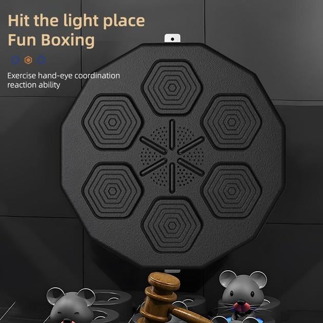 Груша боксерская подушка с LED подсветкой/с перчатками 8-12 лет с Bluetooth - фото 11 Груша боксерская подушка с LED подсветкой/с перчатками 8-12 лет с Bluetooth - фото 11