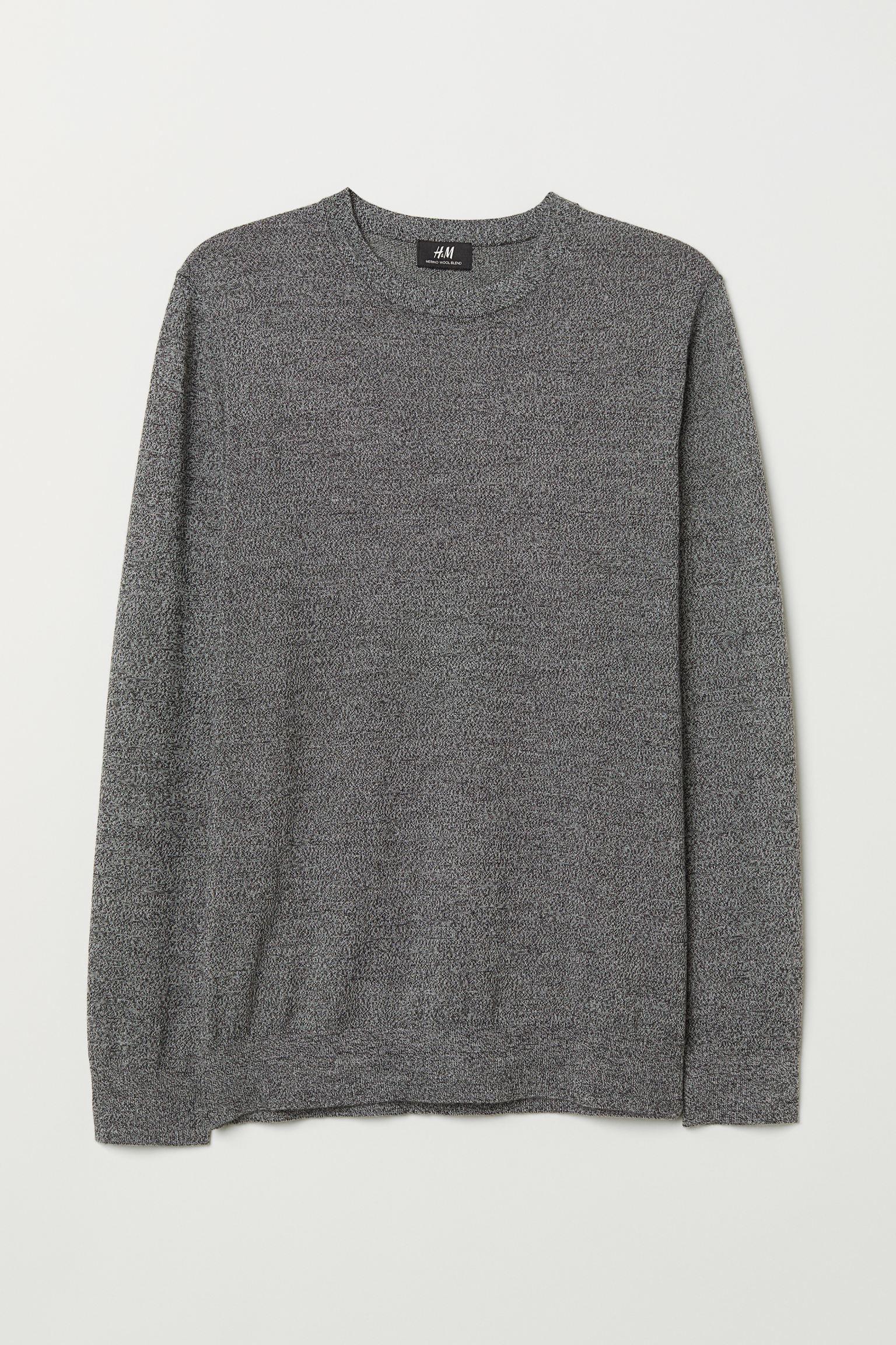 Джемпер H&M XS Серый меланж (26026477814)