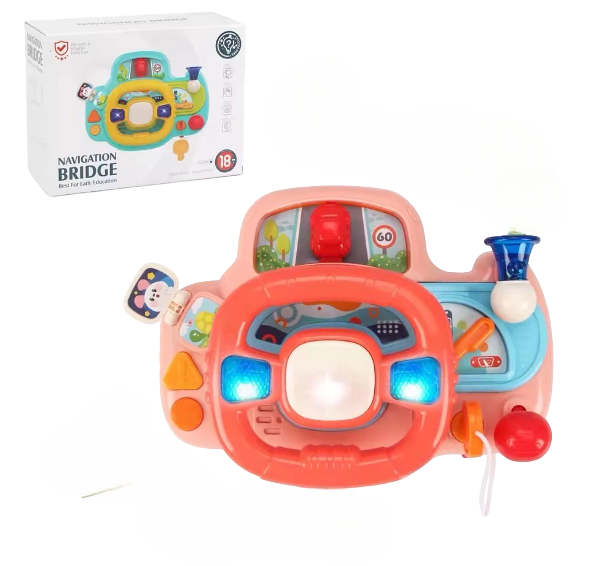 Детский руль Danko Toys с музыкой и звуками/автотренажер (2662972822) Детский руль Danko Toys с музыкой и звуками/автотренажер (2662972822)