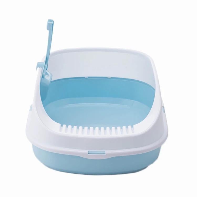 Лоток для котов CAT IN BOX с лопаткой 48х38х20 см Голубой (18553450) - фото 2 Лоток для котов CAT IN BOX с лопаткой 48х38х20 см Голубой (18553450) - фото 2