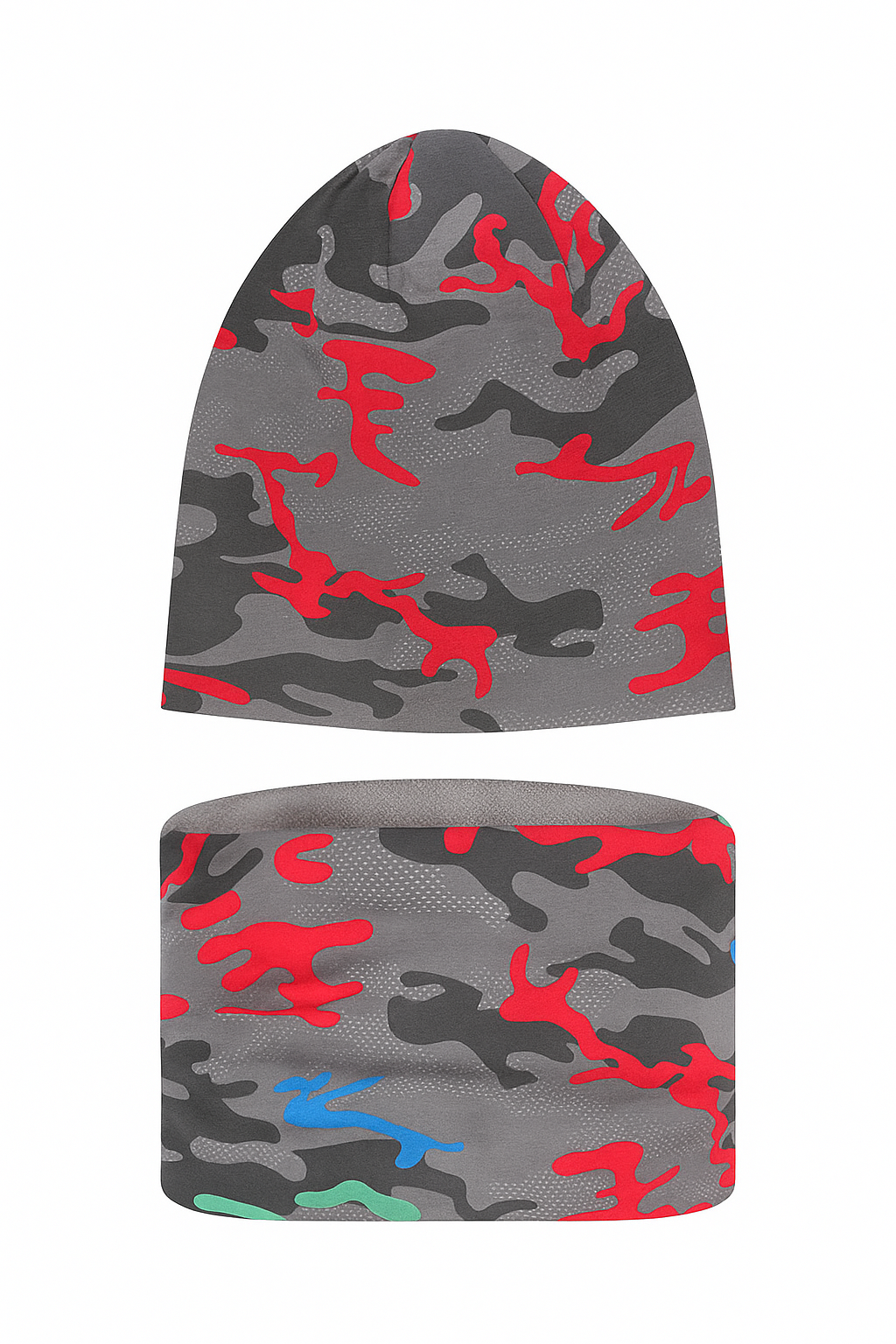 Шапка и бафф 127299 для мальчика 5-9 лет р. 54