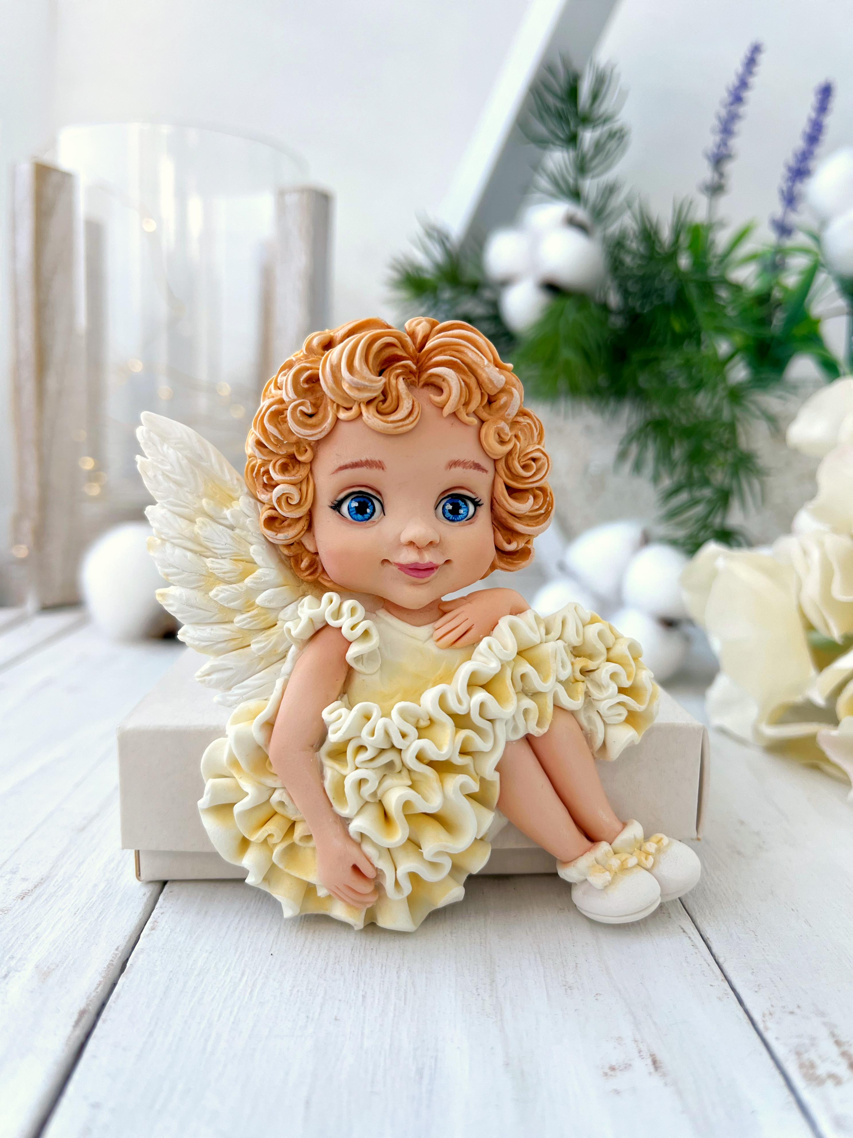 Молд силиконовый Orehova Ангелок в платье 2д (9252)
