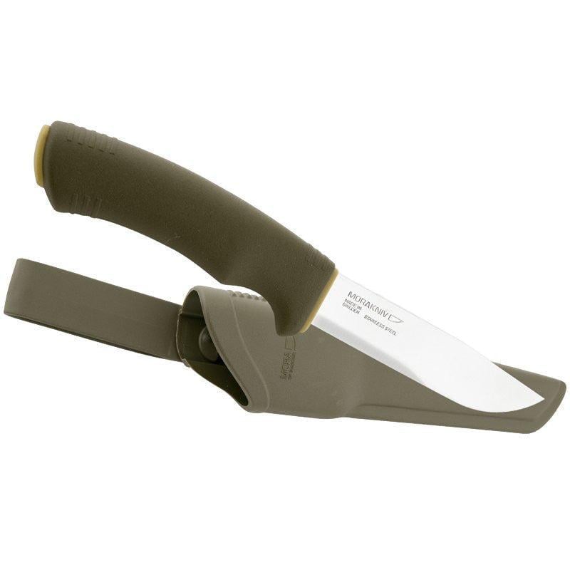 Нож туристический Morakniv BushCraft Forest 57-58 HRC нержавеющая сталь Sandvik 12C27 109 мм Хаки (2128222884)
