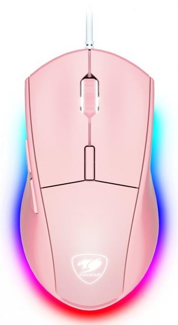 Провідна ігрова миша Cougar Minos XT USB Gaming з підсвіткою Pink - фото 2