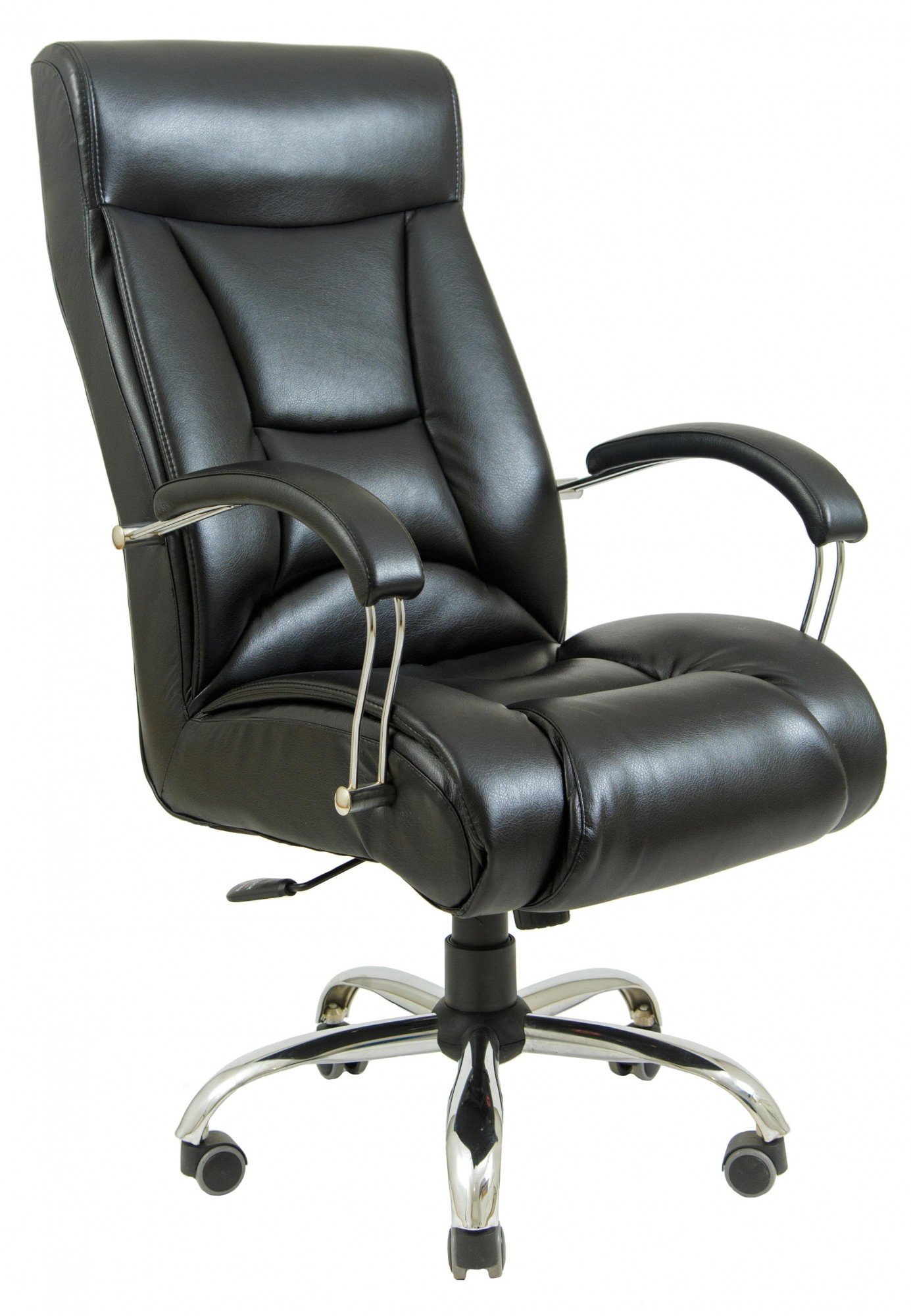 Офисное кресло руководителя Richman Магистр Титан Black Хром М3 MultiBlock Черный