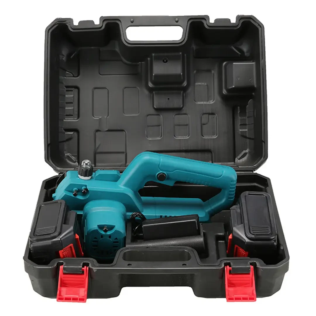 Пила цепная аккумуляторная Electric 16" с 2 аккумуляторами Electric 21 В в кейсе Синий (31259284) Пила цепная аккумуляторная Electric 16" с 2 аккумуляторами Electric 21 В в кейсе Синий (31259284)