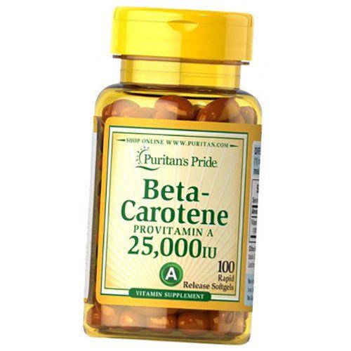 Бета-каротин Beta-Carotene 25000 100 гел. капс. (72367035)