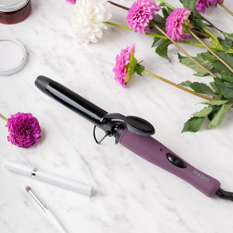 Плойка для накрутки волос MAGIO МG-706 керамика 25 мм Purple (iz14371) - фото 2 Плойка для накрутки волос MAGIO МG-706 керамика 25 мм Purple (iz14371) - фото 2