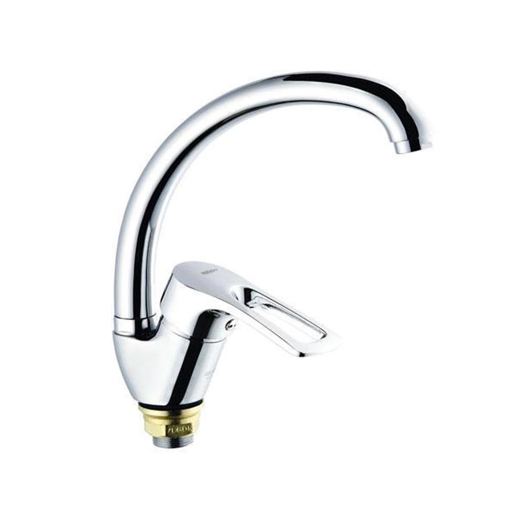 Смеситель для кухни Zegor YUB4-А181 с боковой ручкой на гайке (113885)