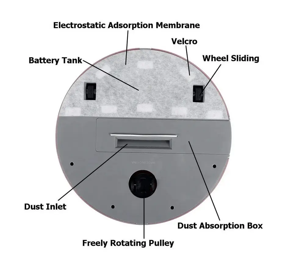 Робот пилосос Ximei Smart Robot розумний на акумуляторі - фото 5 Робот пилосос Ximei Smart Robot розумний на акумуляторі - фото 5