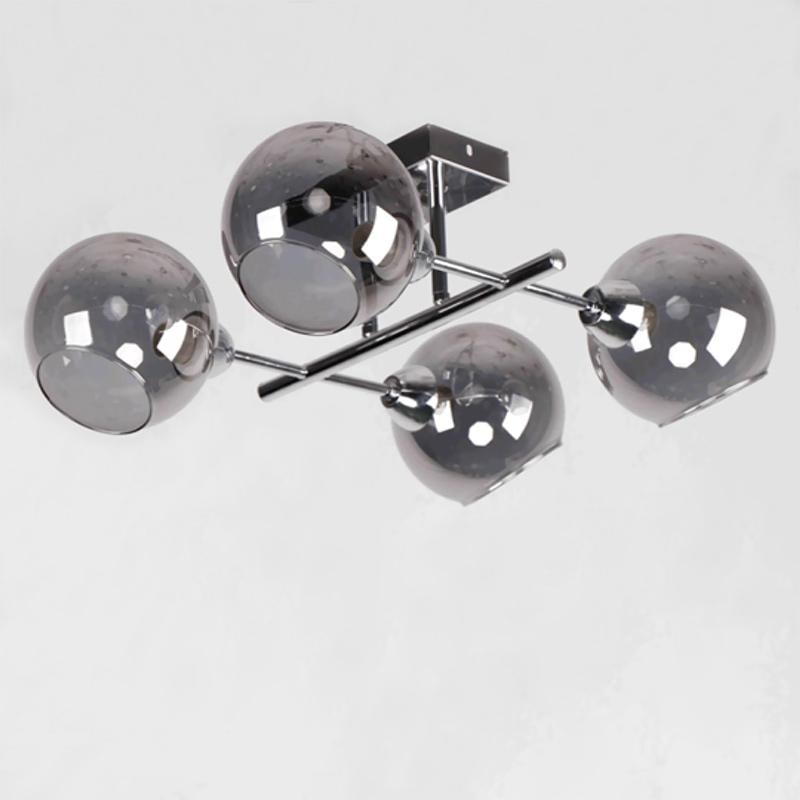 Люстра потолочная Light House SA-15552/4 CR+BR на четыре лампы Серый