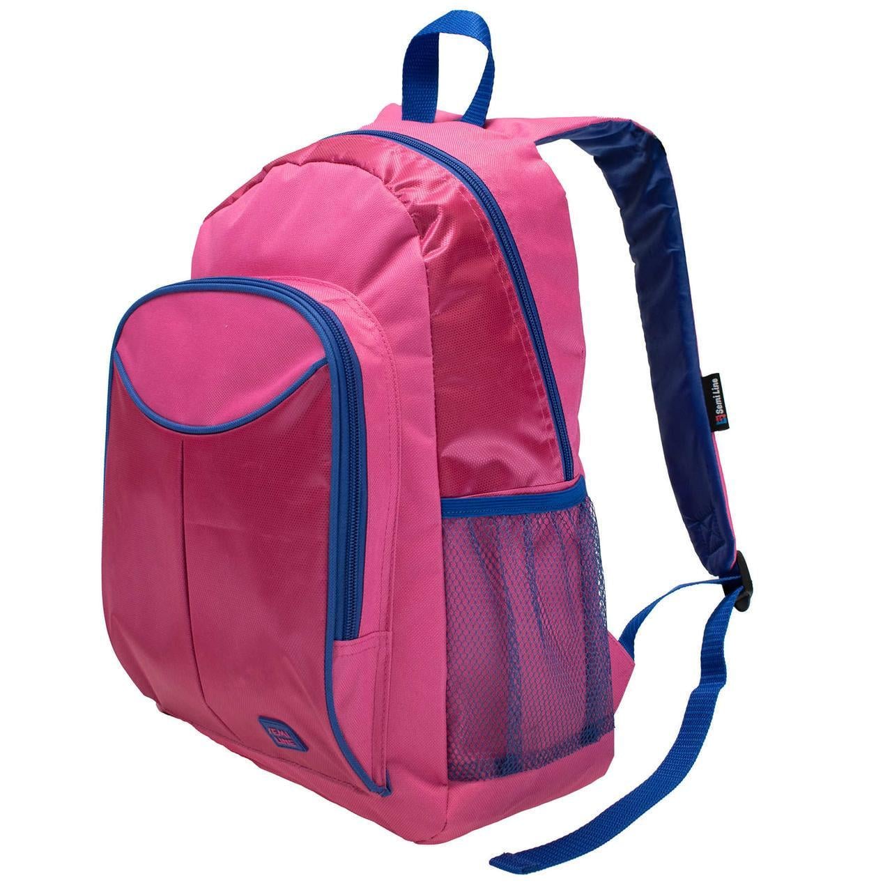 Рюкзак городской SEMI LINE 20 Pink/Blue (J4916-3)