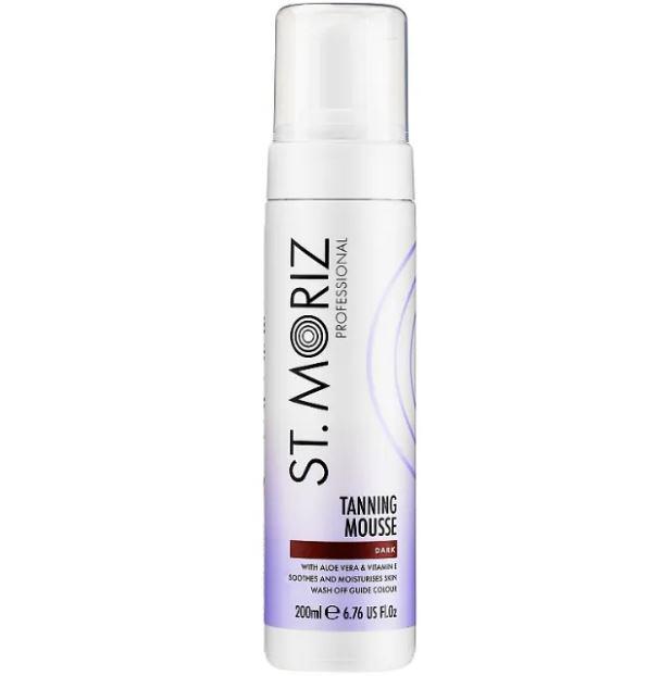 Мусс-автозагар с алоэ вера и витамином Е St. Moriz Tanning Mousse Professional Dark 200 мл (STM0268) - фото 1